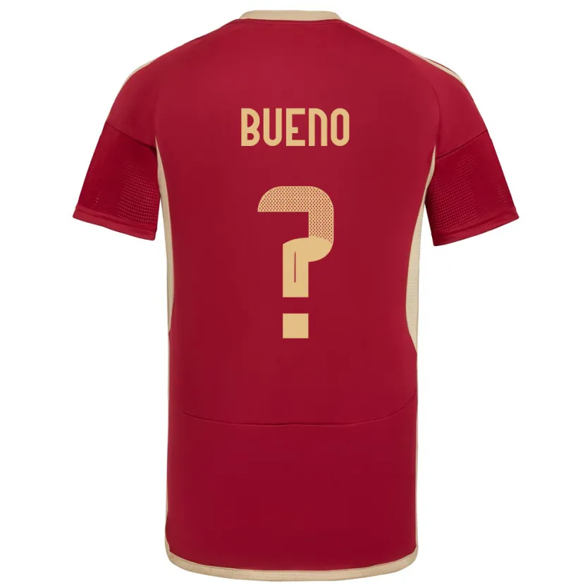 Danxen Dětské Venezuela Jesús Bueno #0 Burgundské Domů Hráčské Dresy 24-26 Dres