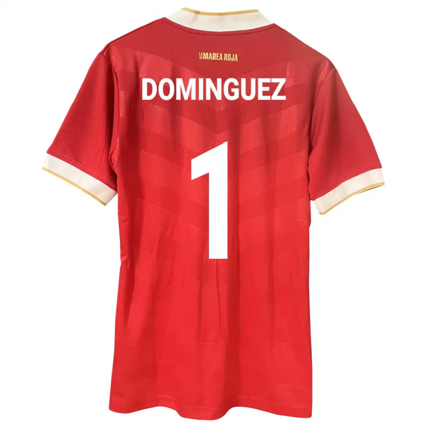 Danxen Dětské Panama Valeska Domínguez #1 Červené Domů Hráčské Dresy 24-26 Dres