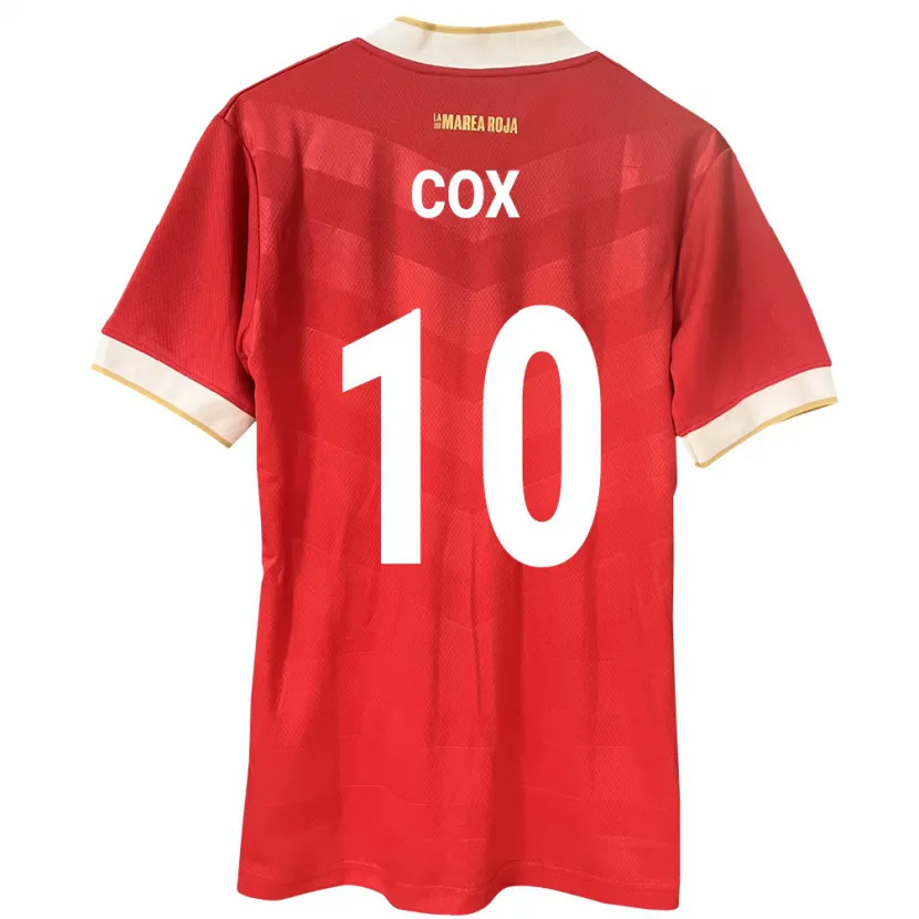 Danxen Dětské Panama Marta Cox #10 Červené Domů Hráčské Dresy 24-26 Dres