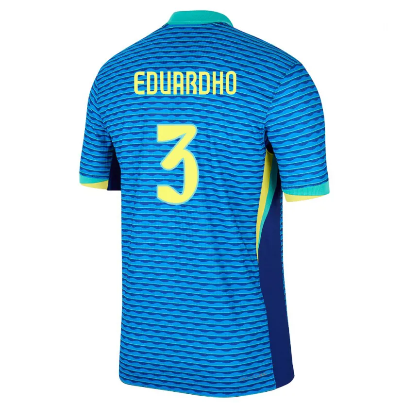 Danxen Dětské Brazílie Eduardho #3 Modrý Daleko Hráčské Dresy 24-26 Dres
