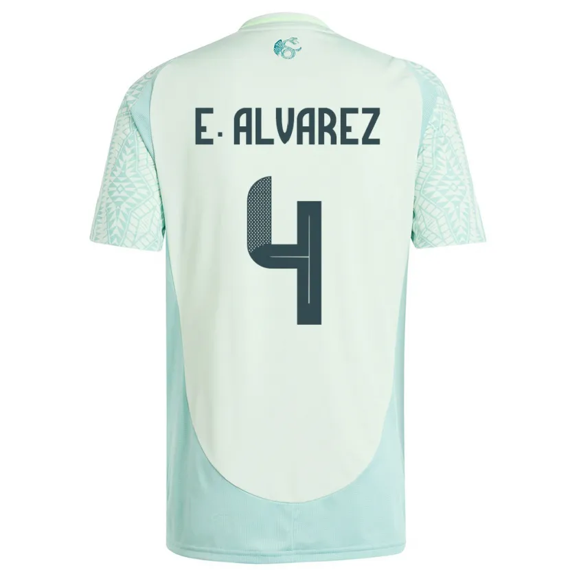 Danxen Dětské Mexiko Edson Alvarez #4 Povlečení Zelené Daleko Hráčské Dresy 24-26 Dres