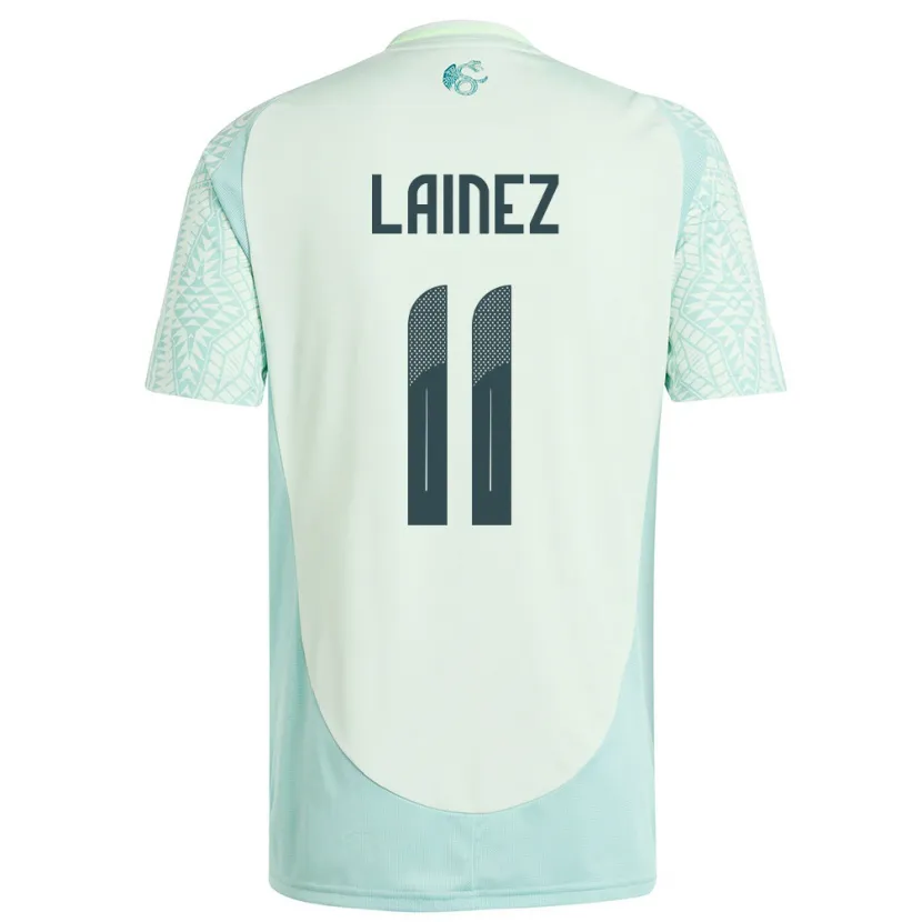 Danxen Dětské Mexiko Diego Lainez #11 Povlečení Zelené Daleko Hráčské Dresy 24-26 Dres