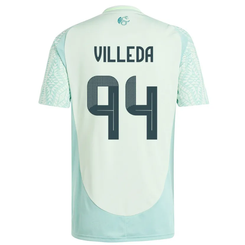 Danxen Dětské Mexiko Melany Villeda #94 Povlečení Zelené Daleko Hráčské Dresy 24-26 Dres