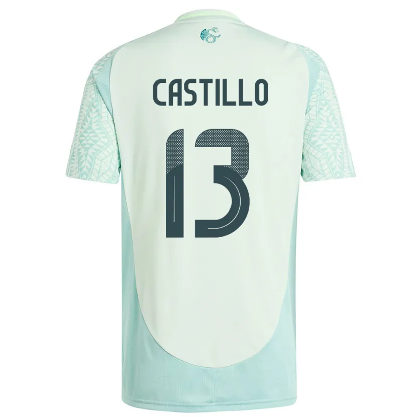 Danxen Dětské Mexiko Jose Castillo #13 Povlečení Zelené Daleko Hráčské Dresy 24-26 Dres