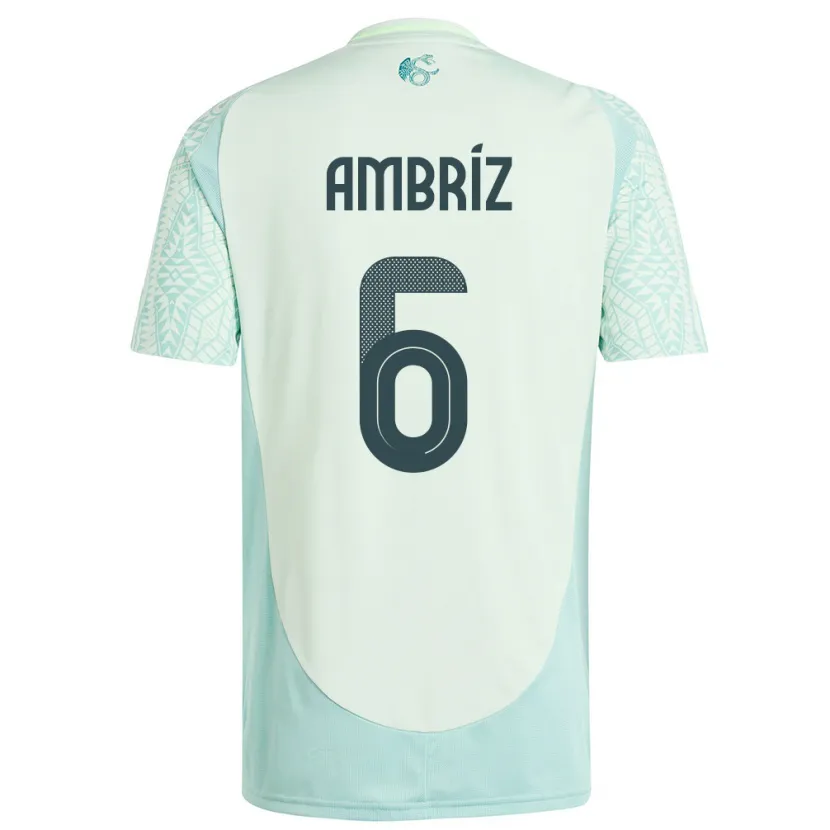 Danxen Dětské Mexiko Fidel Ambriz #6 Povlečení Zelené Daleko Hráčské Dresy 24-26 Dres