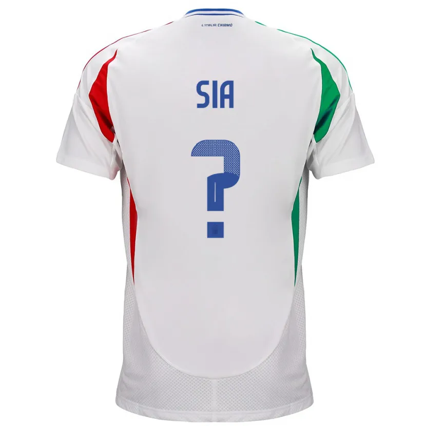 Danxen Dětské Itálie Diego Sia #0 Bílý Daleko Hráčské Dresy 24-26 Dres