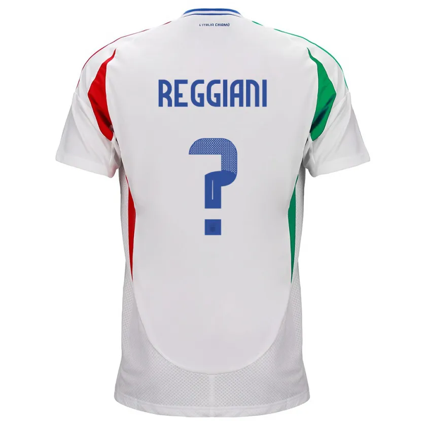 Danxen Dětské Itálie Luca Reggiani #0 Bílý Daleko Hráčské Dresy 24-26 Dres