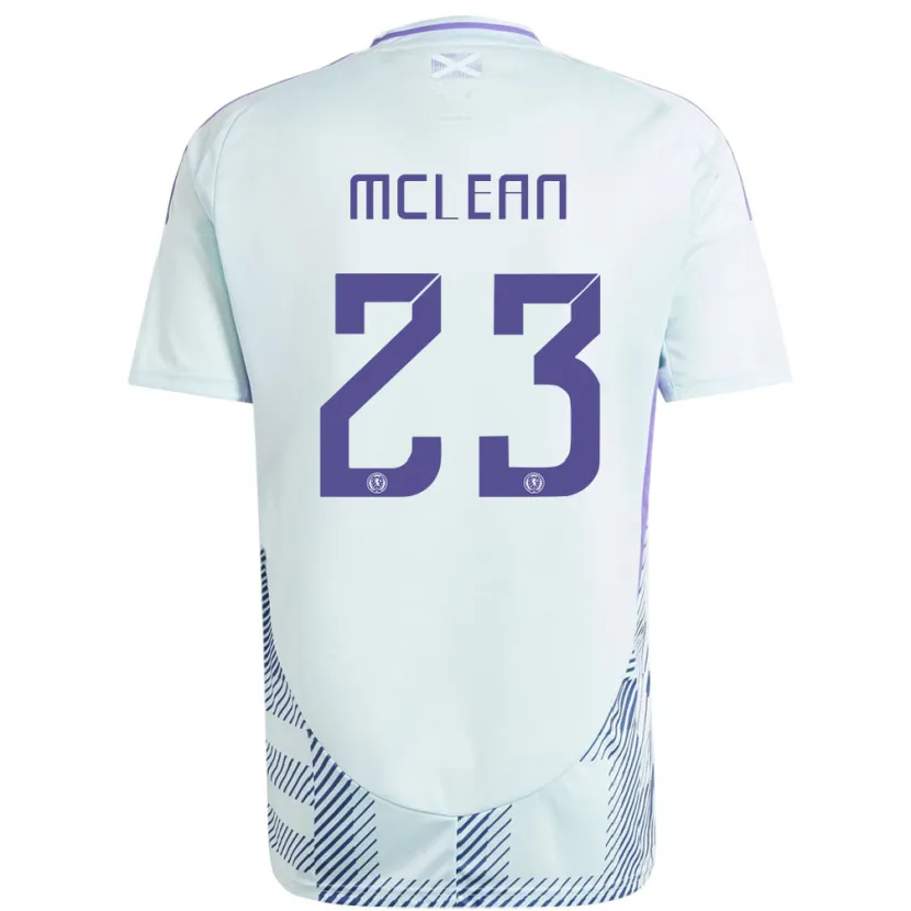 Danxen Dětské Skotsko Kenny Mclean #23 Světle Mátově Modrá Daleko Hráčské Dresy 24-26 Dres