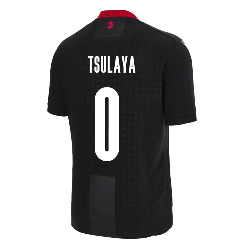 Danxen Dětské Georgia Ana Tsulaya #0 Černá Daleko Hráčské Dresy 24-26 Dres