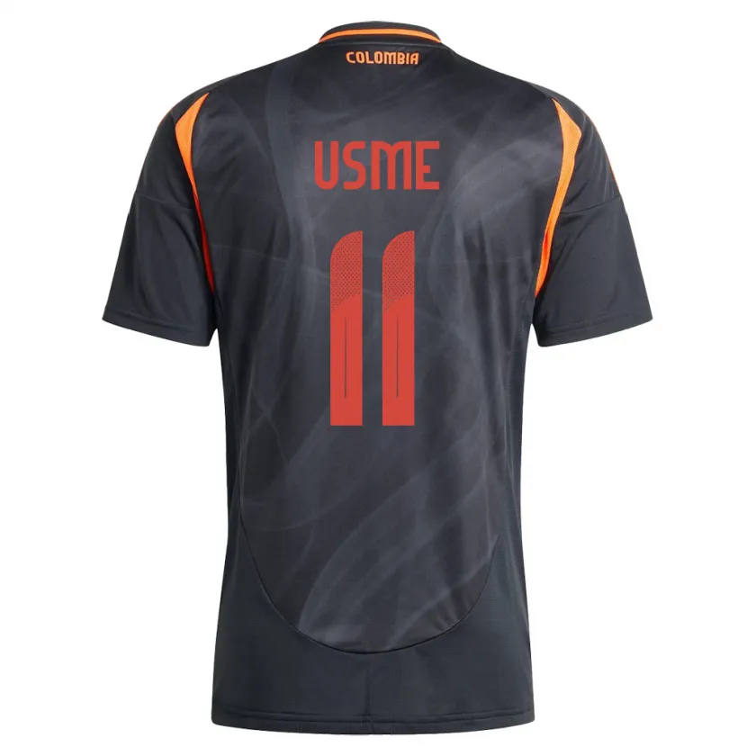 Danxen Dětské Kolumbie Catalina Usme #11 Černá Daleko Hráčské Dresy 24-26 Dres