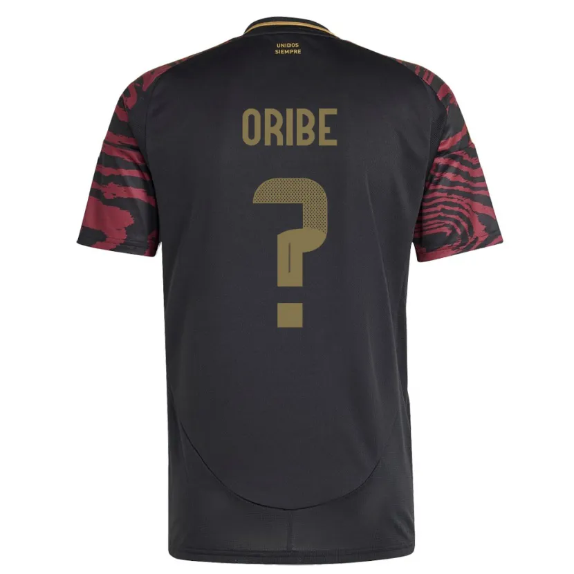 Danxen Dětské Peru Fabiana Oribe #0 Černá Daleko Hráčské Dresy 24-26 Dres