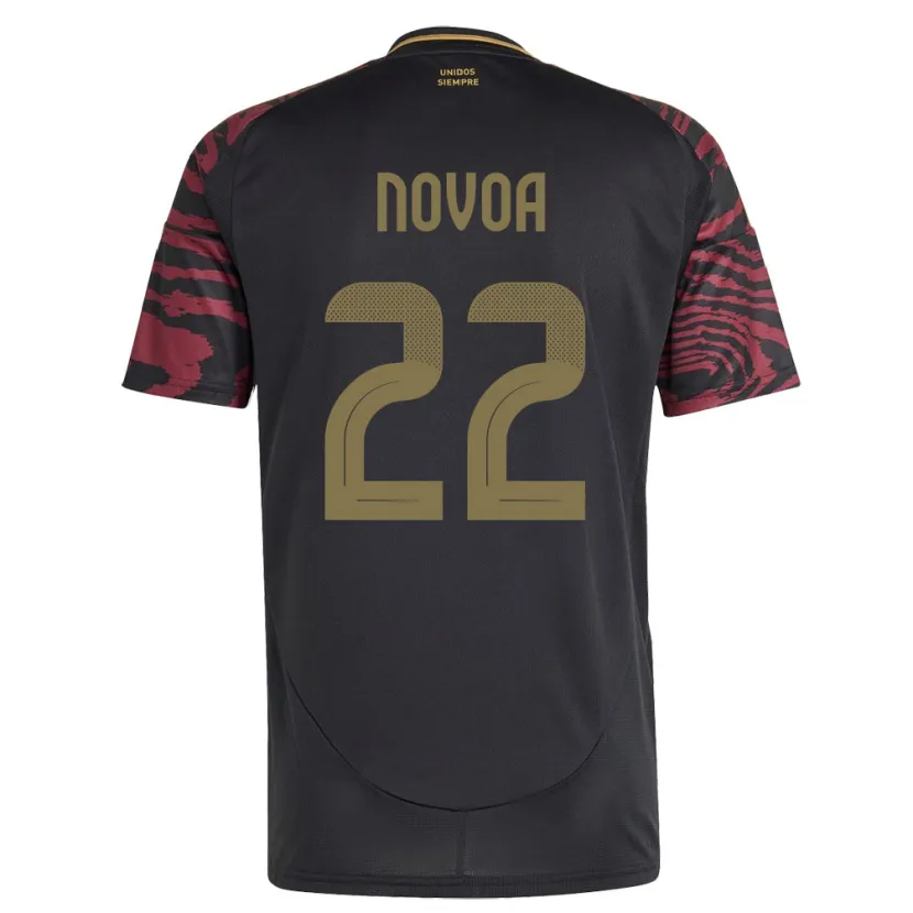 Danxen Dětské Peru Cindy Novoa #22 Černá Daleko Hráčské Dresy 24-26 Dres