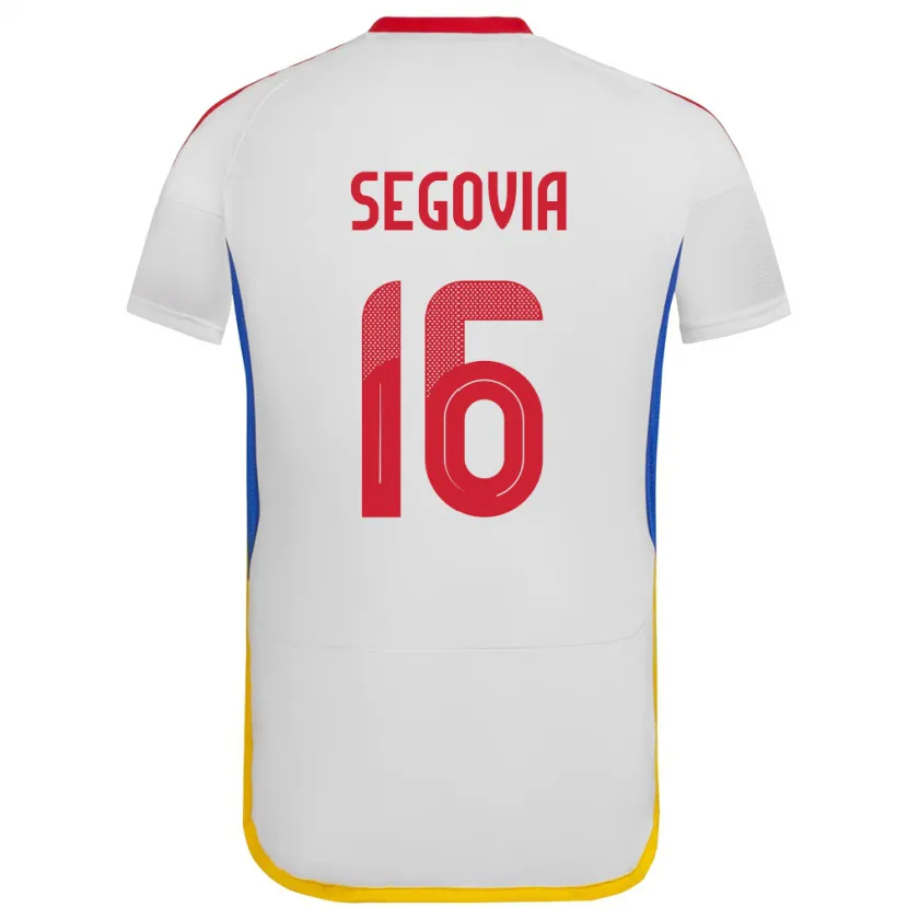 Danxen Dětské Venezuela Telasco Segovia #16 Bílý Daleko Hráčské Dresy 24-26 Dres