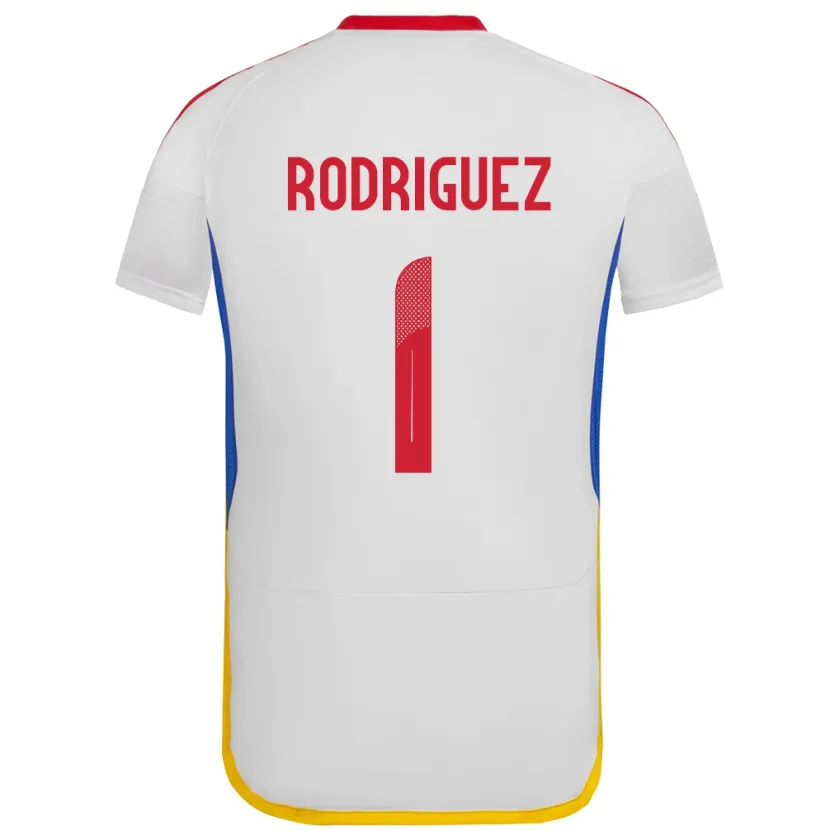 Danxen Dětské Venezuela Samuel Rodriguez #1 Bílý Daleko Hráčské Dresy 24-26 Dres