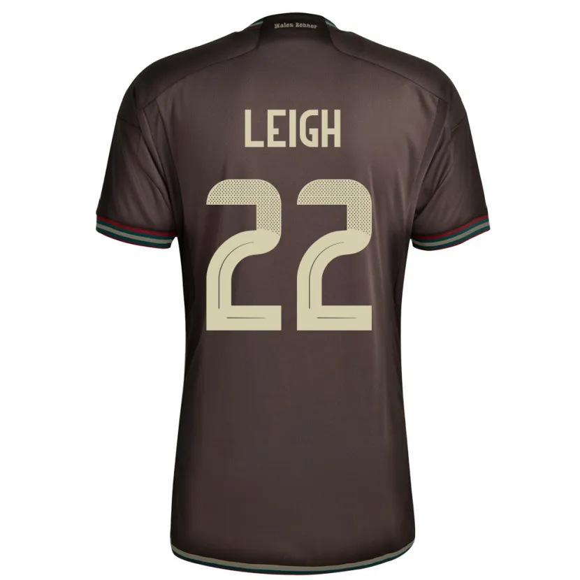 Danxen Dětské Jamajka Greg Leigh #22 Noční Hnědá Daleko Hráčské Dresy 24-26 Dres