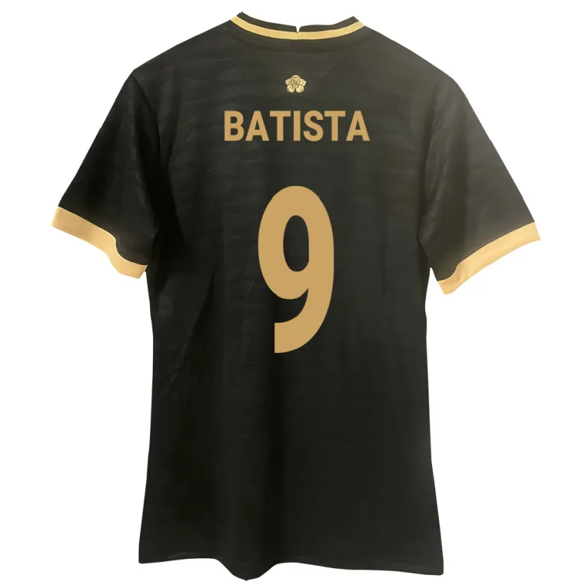 Danxen Dětské Panama Yanixa Batista #9 Černá Daleko Hráčské Dresy 24-26 Dres