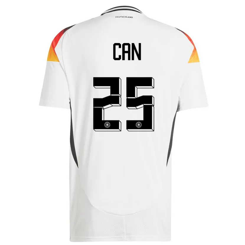 Danxen Pánské Německo Emre Can #25 Bílý Domů Hráčské Dresy 24-26 Dres