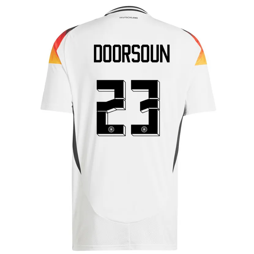 Danxen Pánské Německo Sara Doorsoun #23 Bílý Domů Hráčské Dresy 24-26 Dres
