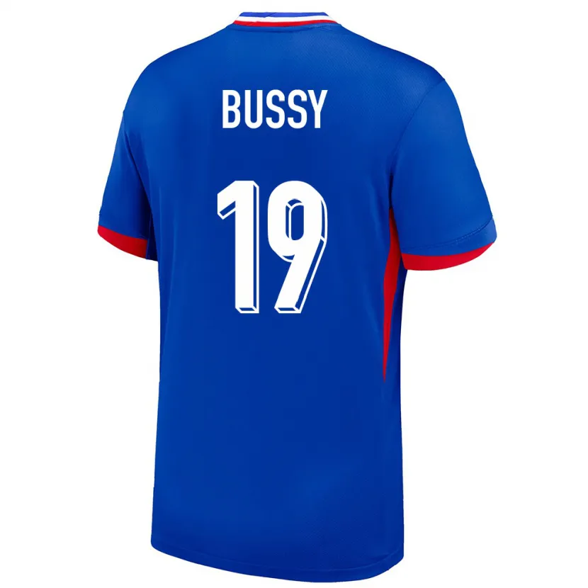 Danxen Pánské Francie Kessya Bussy #19 Modrý Domů Hráčské Dresy 24-26 Dres