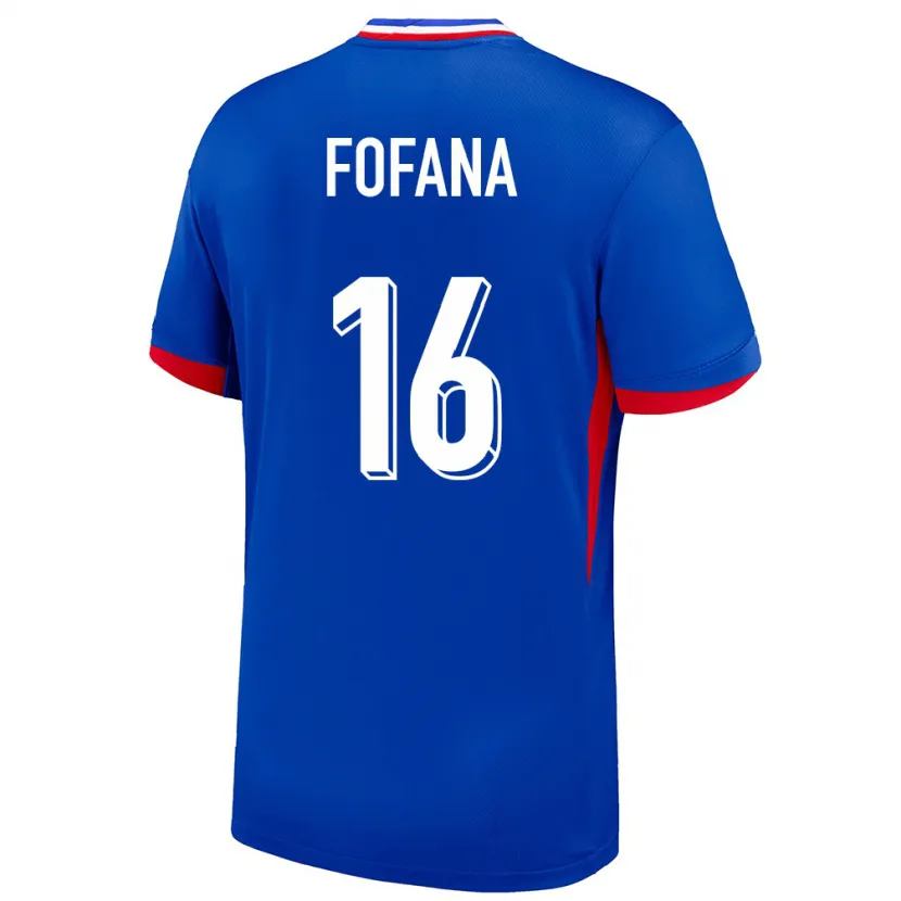 Danxen Pánské Francie Yahia Fofana #16 Modrý Domů Hráčské Dresy 24-26 Dres