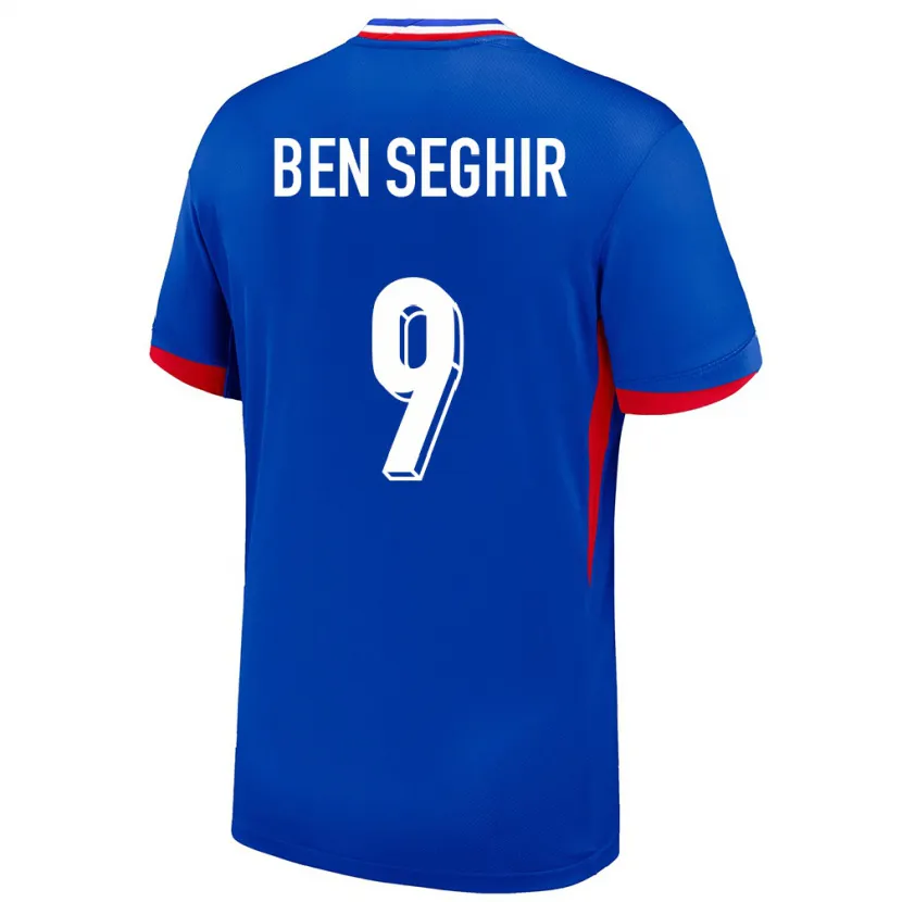 Danxen Pánské Francie Salim Ben Seghir #9 Modrý Domů Hráčské Dresy 24-26 Dres