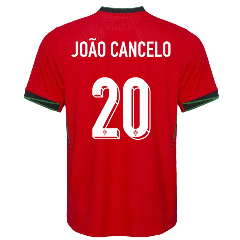Danxen Pánské Portugalsko Joao Cancelo #20 Červené Domů Hráčské Dresy 24-26 Dres