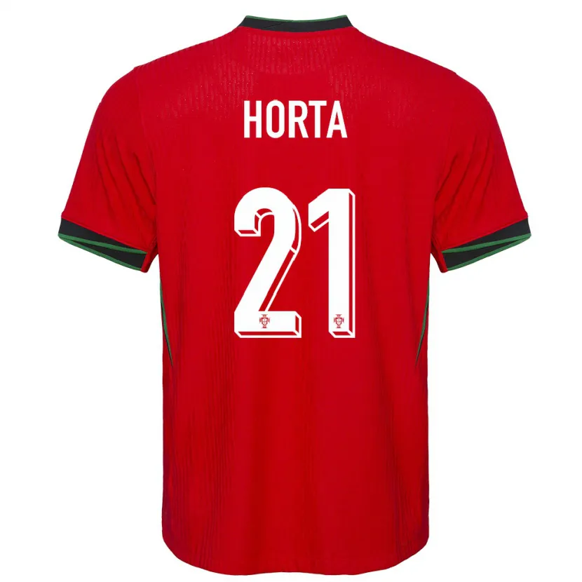 Danxen Pánské Portugalsko Ricardo Horta #21 Červené Domů Hráčské Dresy 24-26 Dres