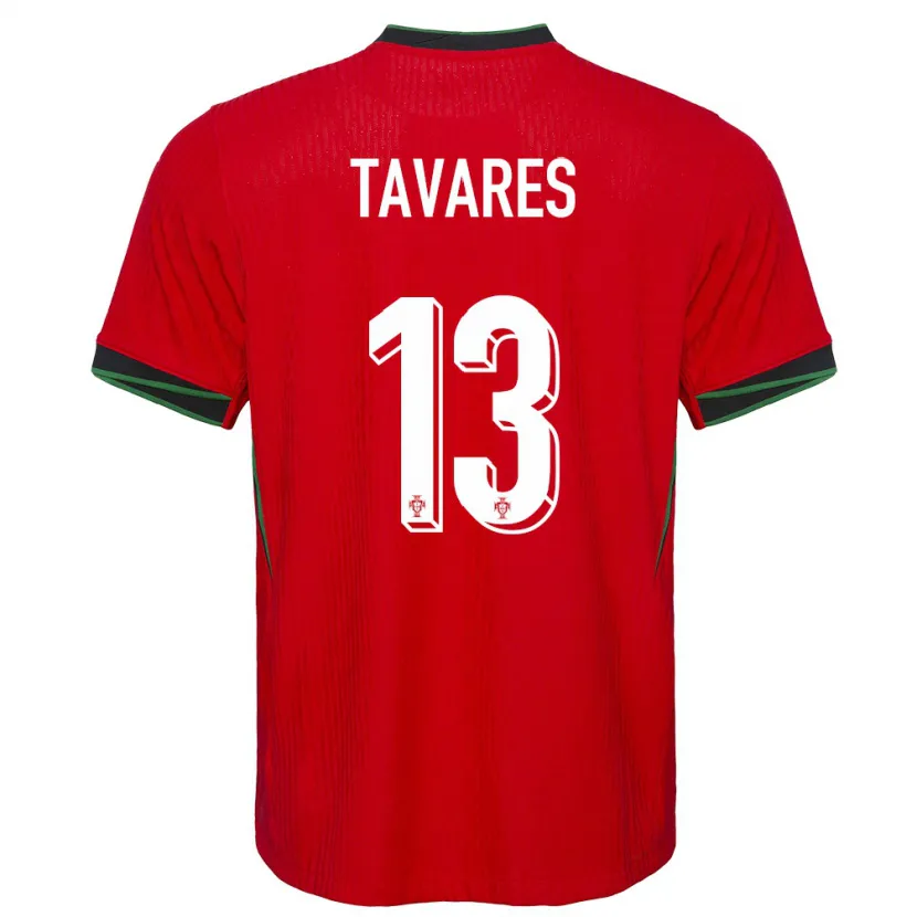 Danxen Pánské Portugalsko Nuno Tavares #13 Červené Domů Hráčské Dresy 24-26 Dres