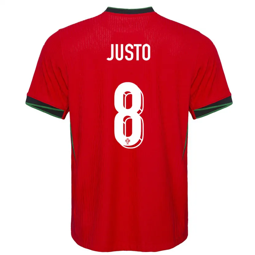 Danxen Pánské Portugalsko Samuel Justo #8 Červené Domů Hráčské Dresy 24-26 Dres
