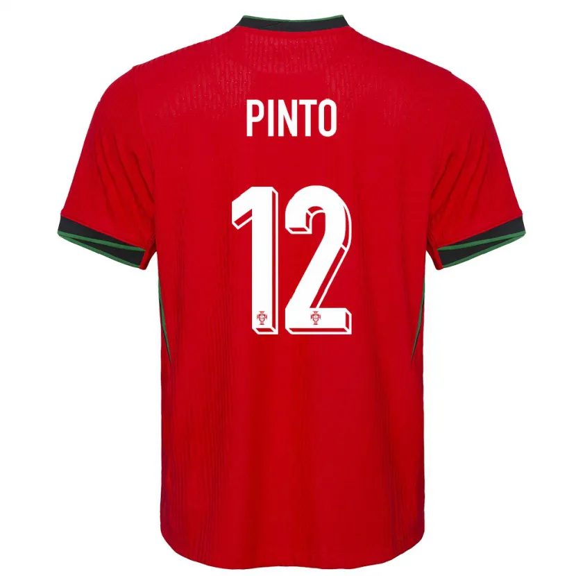 Danxen Pánské Portugalsko Diogo Pinto #12 Červené Domů Hráčské Dresy 24-26 Dres