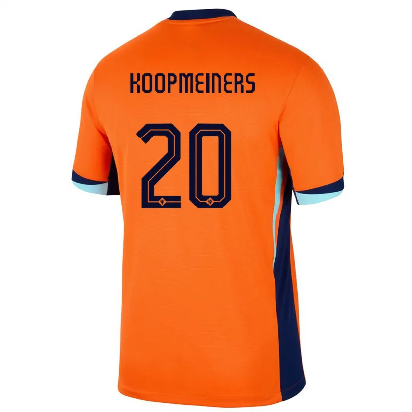 Danxen Pánské Nizozemsko Teun Koopmeiners #20 Oranžový Domů Hráčské Dresy 24-26 Dres