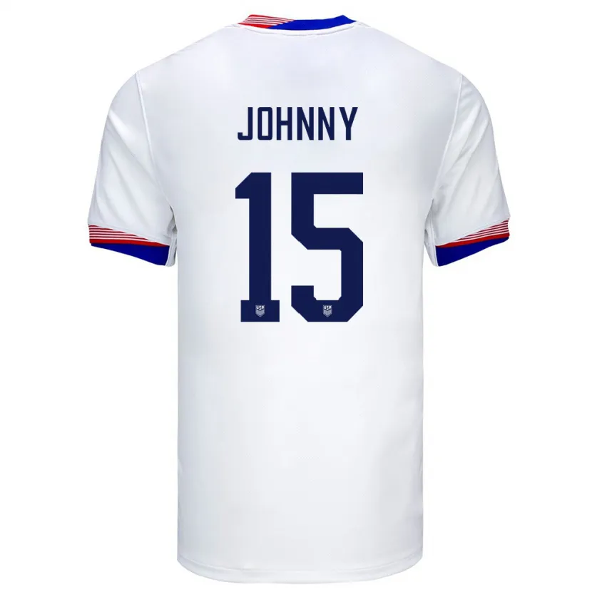 Danxen Pánské Spojené Státy Americké Johnny #15 Bílý Domů Hráčské Dresy 24-26 Dres