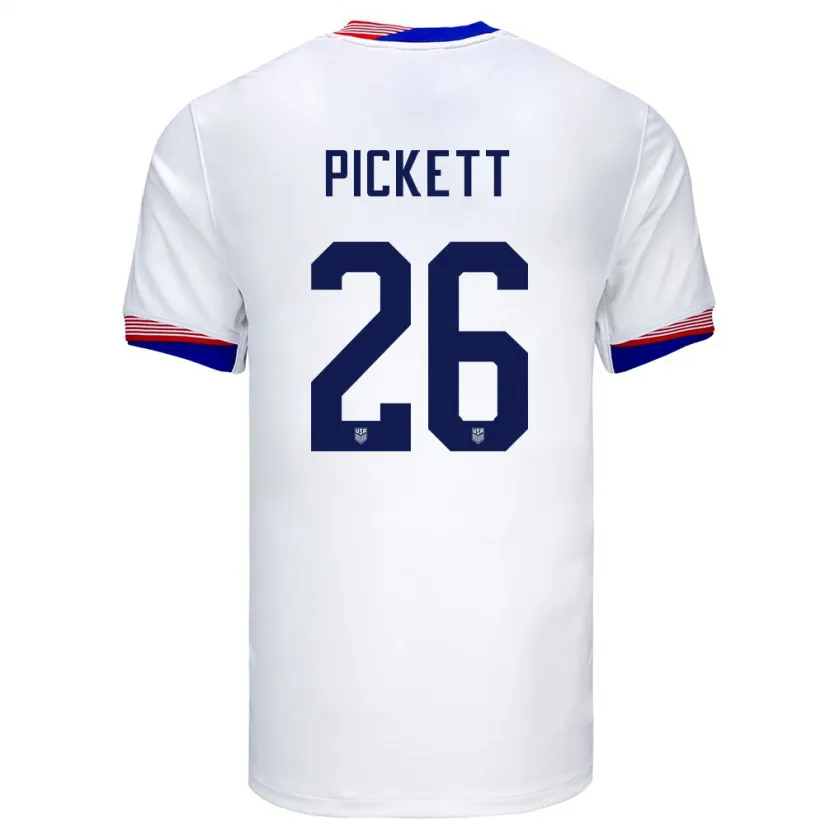 Danxen Pánské Spojené Státy Americké Carson Pickett #26 Bílý Domů Hráčské Dresy 24-26 Dres