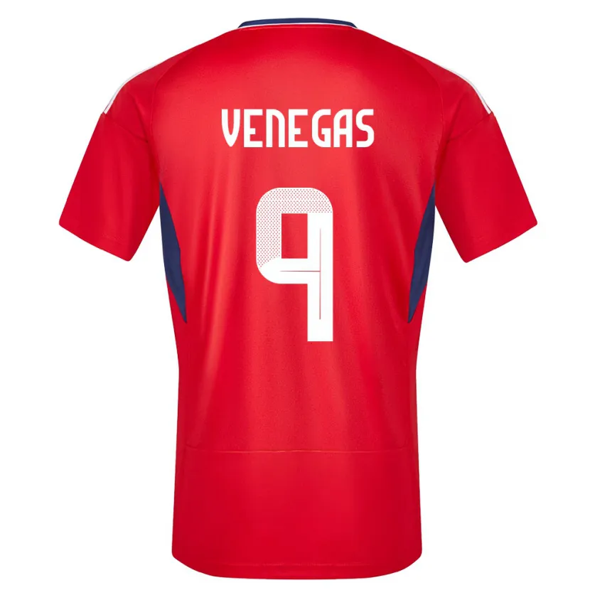 Danxen Pánské Kostarika Carolina Venegas #9 Červené Domů Hráčské Dresy 24-26 Dres