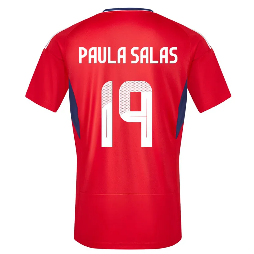Danxen Pánské Kostarika Maria Paula Salas #19 Červené Domů Hráčské Dresy 24-26 Dres