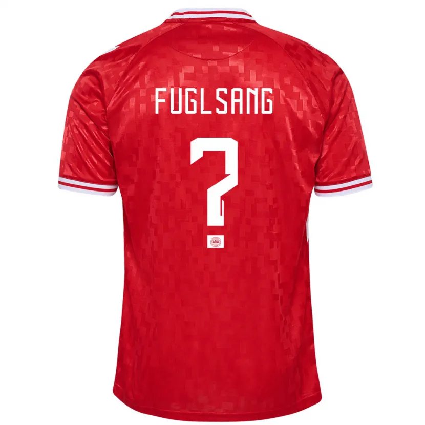 Danxen Pánské Dánsko Adam Fuglsang #0 Červené Domů Hráčské Dresy 24-26 Dres