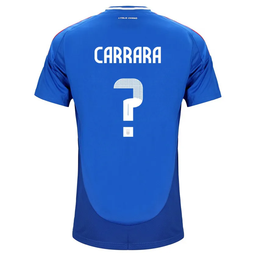 Danxen Pánské Itálie Cristian Carrara #0 Modrý Domů Hráčské Dresy 24-26 Dres