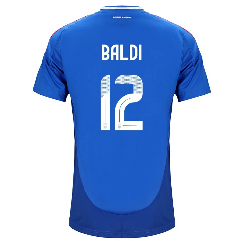 Danxen Pánské Itálie Rachele Baldi #12 Modrý Domů Hráčské Dresy 24-26 Dres
