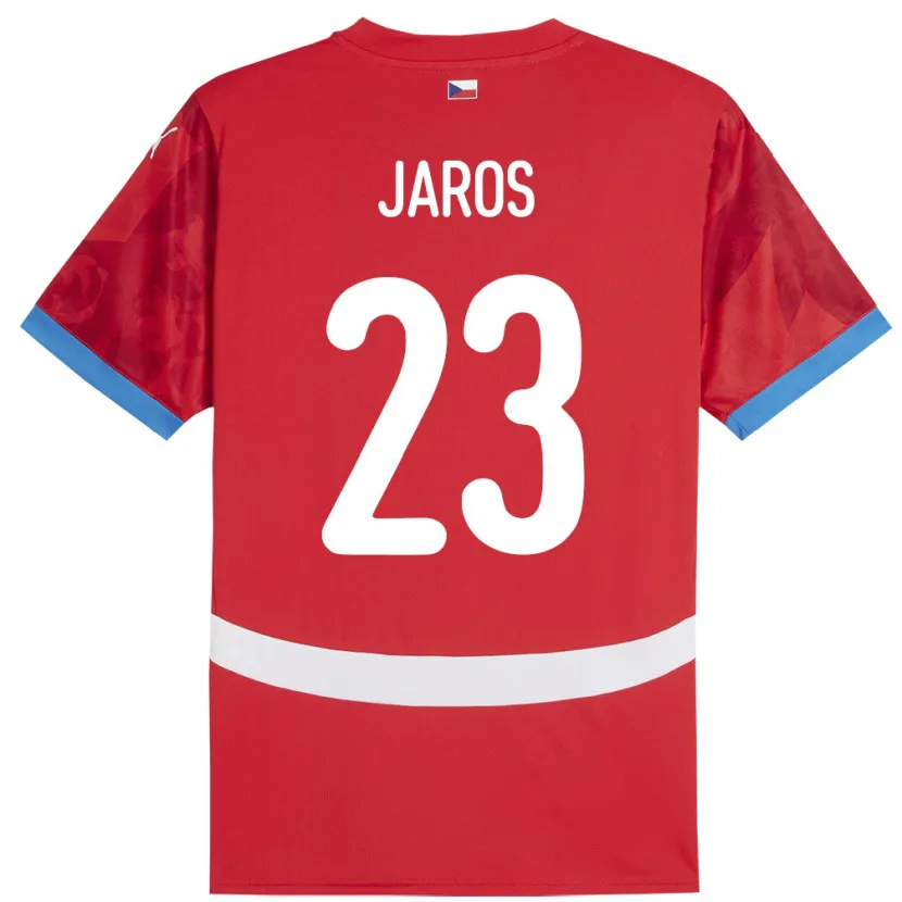 Danxen Pánské Česko Vitezslav Jaros #23 Červené Domů Hráčské Dresy 24-26 Dres