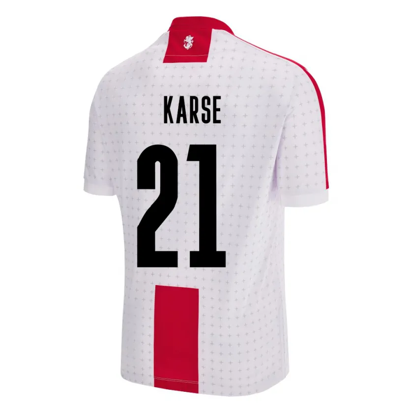 Danxen Pánské Georgia Karse #21 Bílý Domů Hráčské Dresy 24-26 Dres