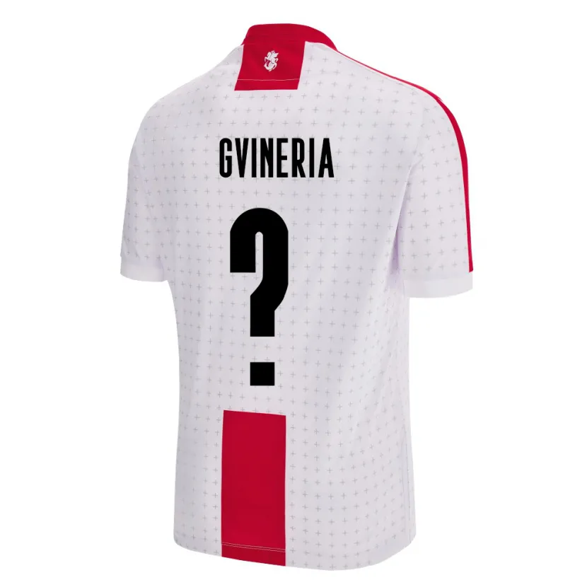 Danxen Pánské Georgia Akaki Gvineria #0 Bílý Domů Hráčské Dresy 24-26 Dres