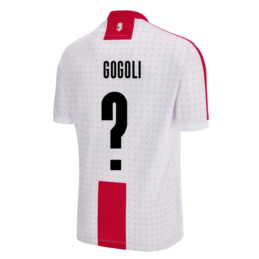 Danxen Pánské Georgia Dachi Gogoli #0 Bílý Domů Hráčské Dresy 24-26 Dres