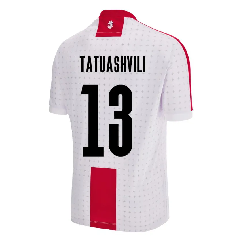 Danxen Pánské Georgia Tamar Tatuashvili #13 Bílý Domů Hráčské Dresy 24-26 Dres