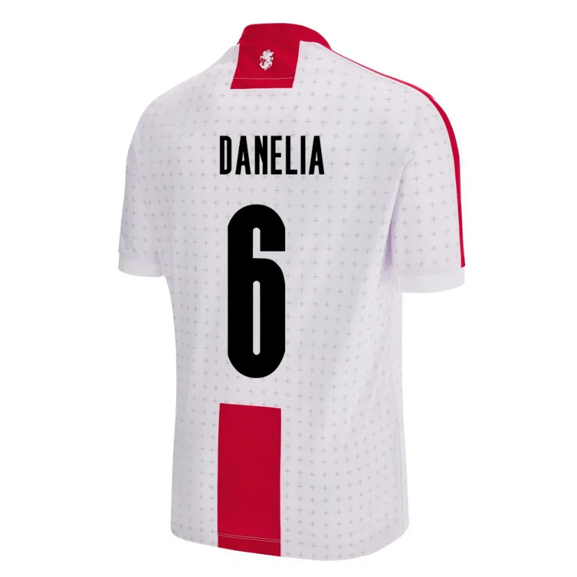 Danxen Pánské Georgia Natia Danelia #6 Bílý Domů Hráčské Dresy 24-26 Dres