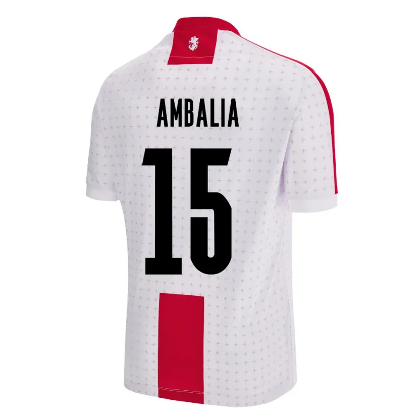 Danxen Pánské Georgia Tinatin Ambalia #15 Bílý Domů Hráčské Dresy 24-26 Dres