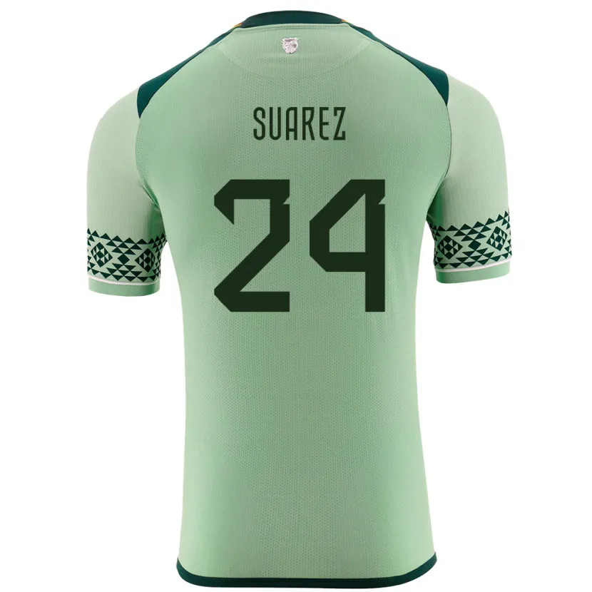 Danxen Pánské Bolívie Marcelo Suárez #24 Světle Zelená Domů Hráčské Dresy 24-26 Dres