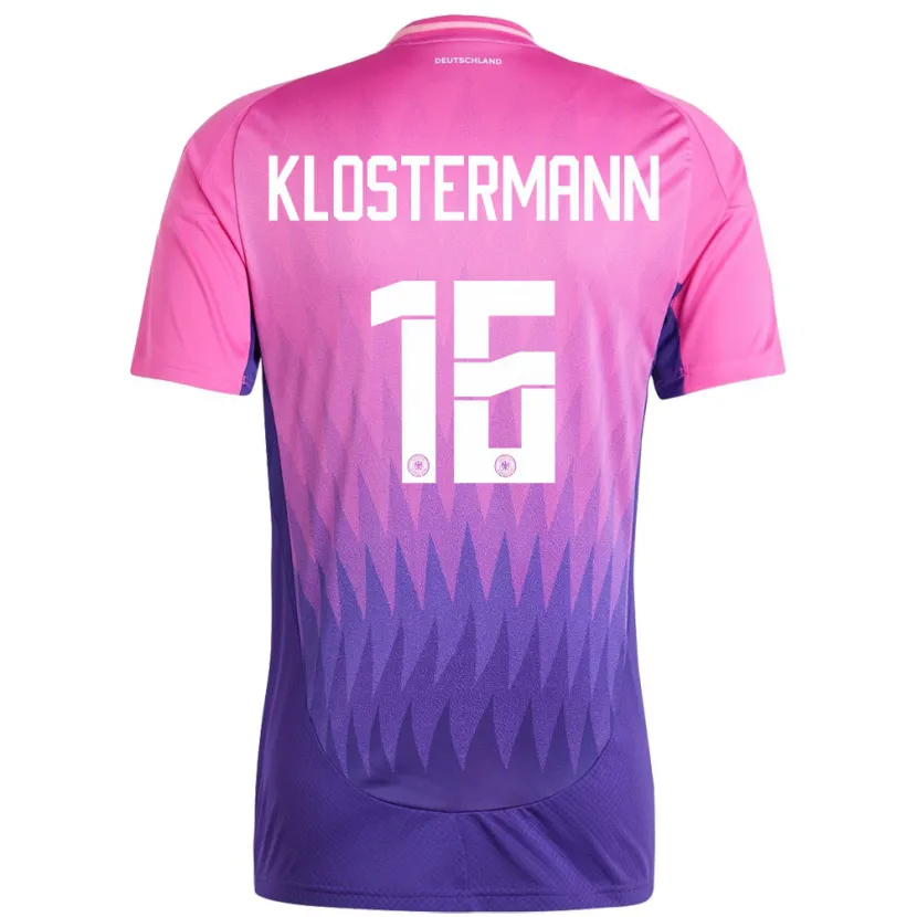 Danxen Pánské Německo Lukas Klostermann #16 Růžově Fialová Daleko Hráčské Dresy 24-26 Dres