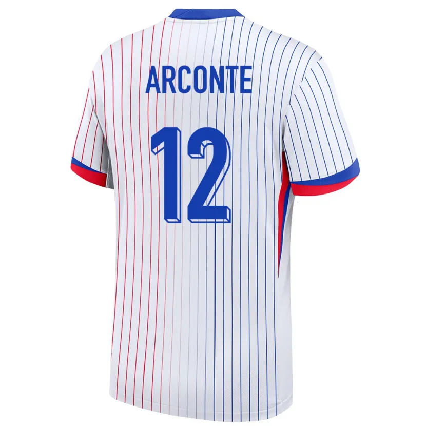 Danxen Pánské Francie Tairyk Arconte #12 Bílý Daleko Hráčské Dresy 24-26 Dres