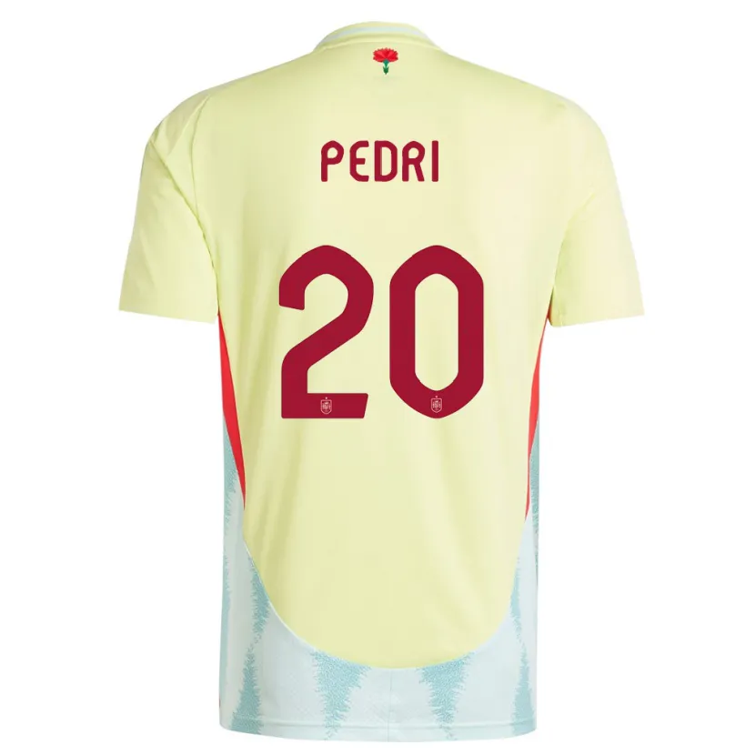 Danxen Pánské Španělsko Pedri #20 Žlutá Daleko Hráčské Dresy 24-26 Dres