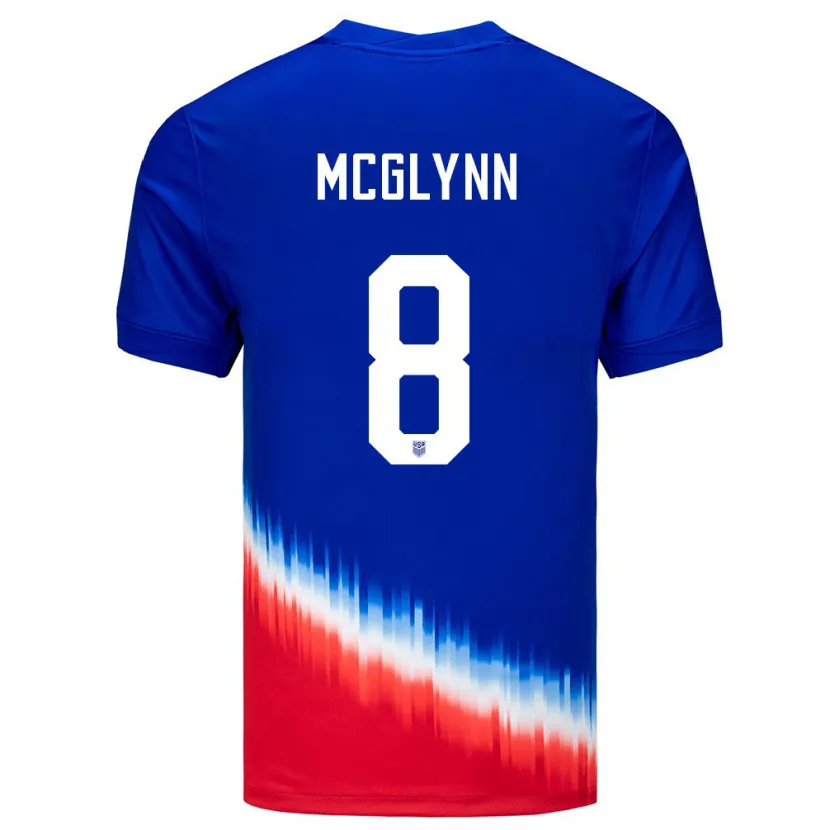 Danxen Pánské Spojené Státy Americké Jack Mcglynn #8 Modrý Daleko Hráčské Dresy 24-26 Dres